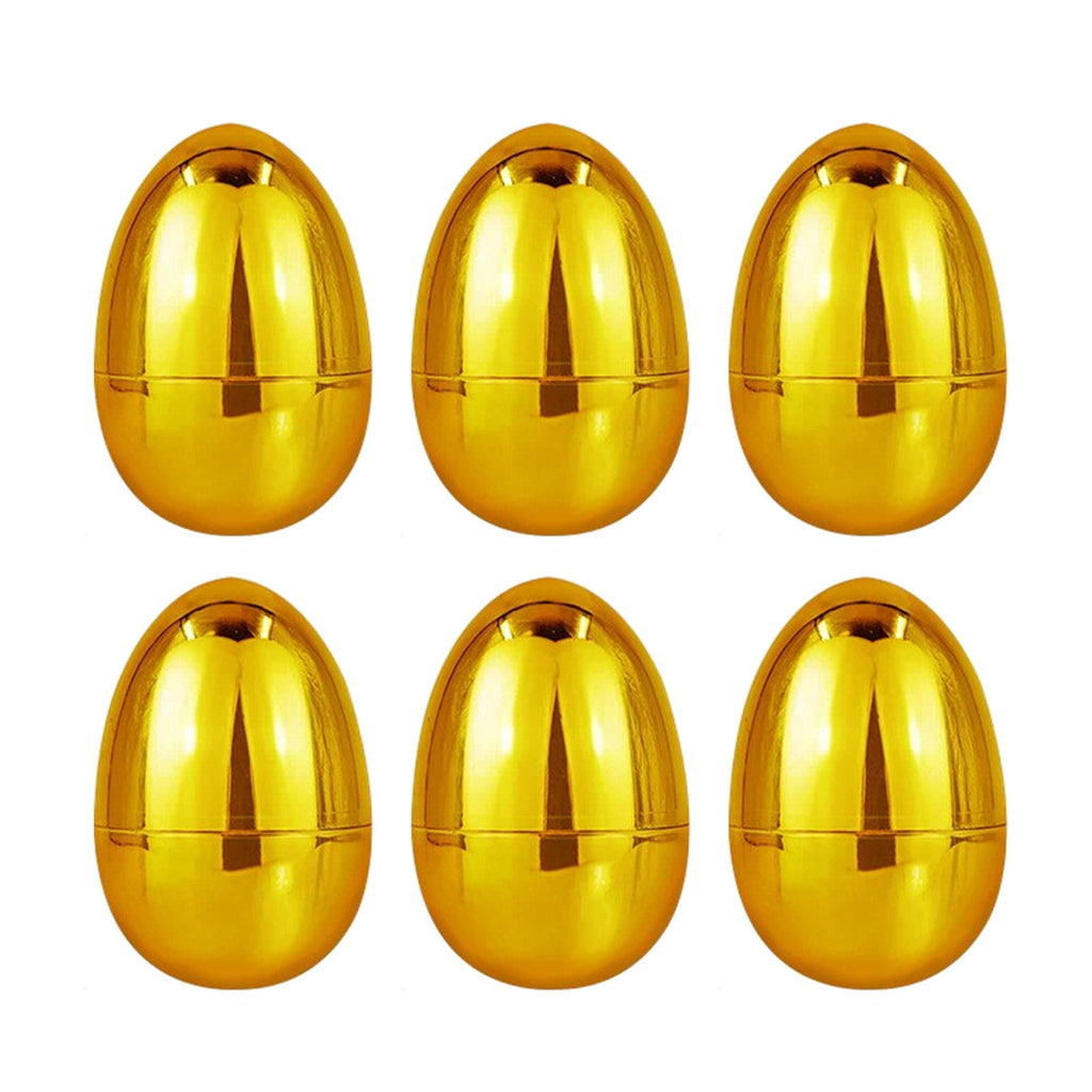 BAOPAI 12 Piece Fillable Plastic Easter Eggs Set for Easter Egg Hunt Games Toddler Toys Basket Stuffers Surprise Treats DIY Party Decoration Favors