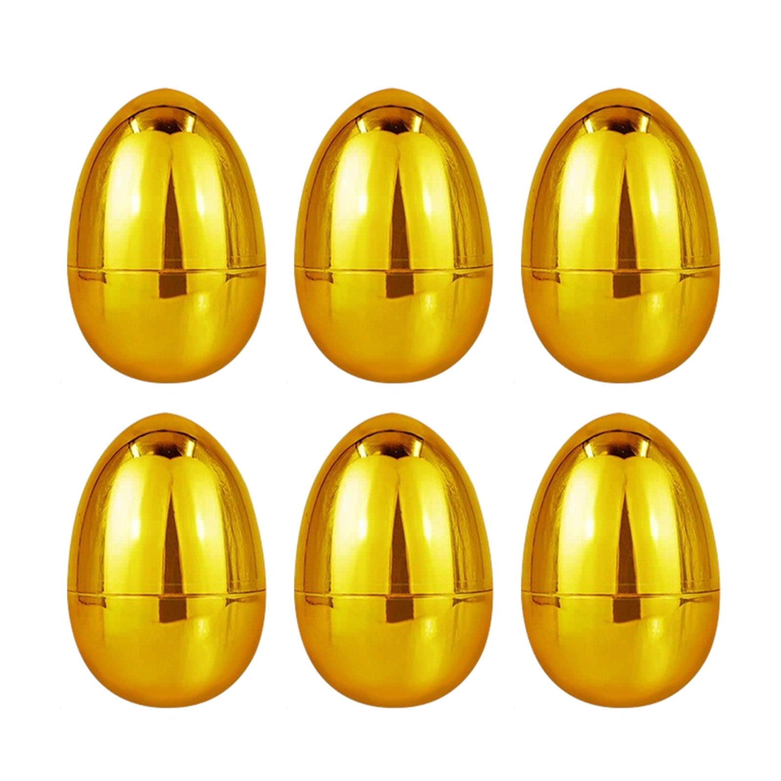 BAOPAI 12 Piece Fillable Plastic Easter Eggs Set for Easter Egg Hunt Games Toddler Toys Basket Stuffers Surprise Treats DIY Party Decoration Favors