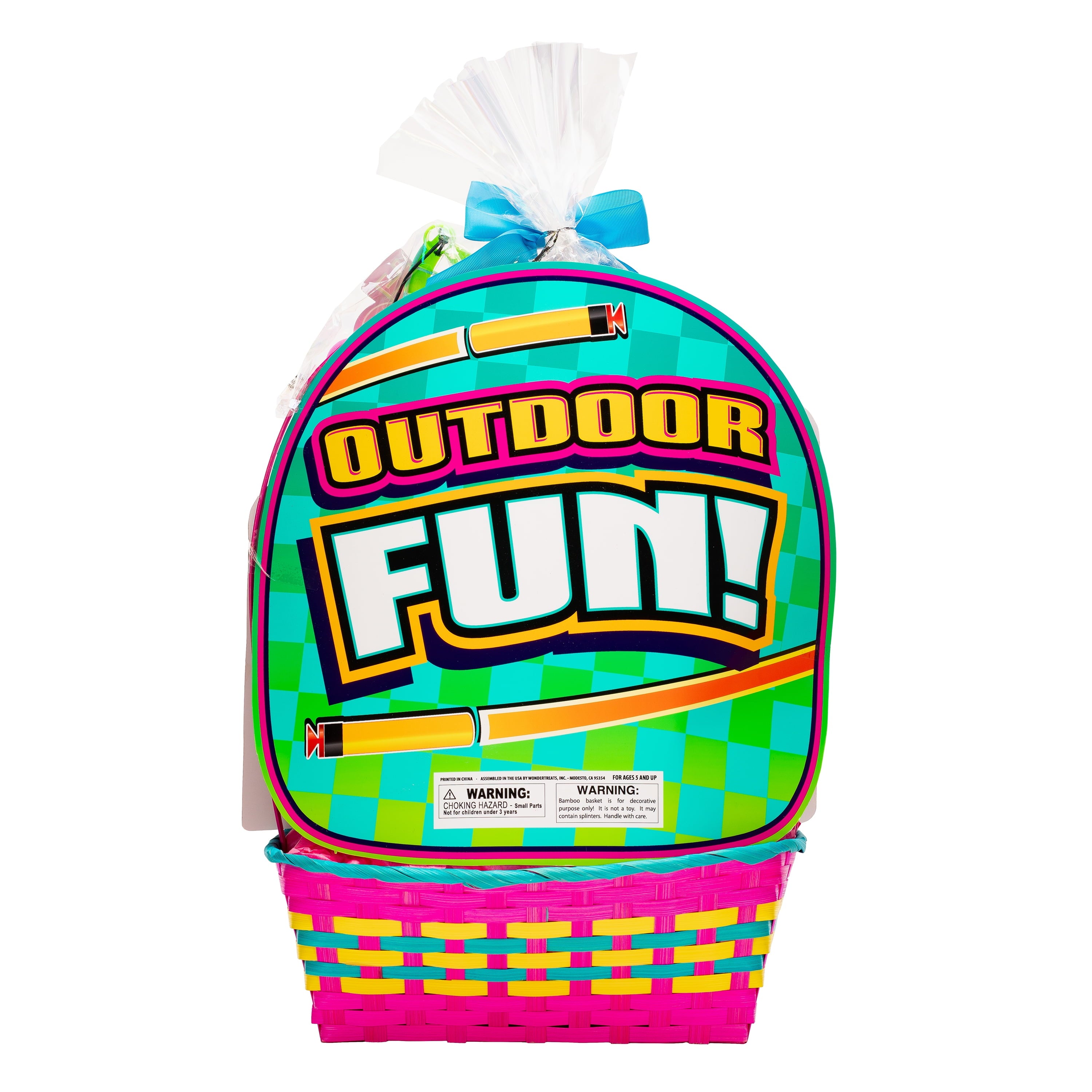 Prefilled Darts and Balls Easter Basket Gift Set, by Wondertreats