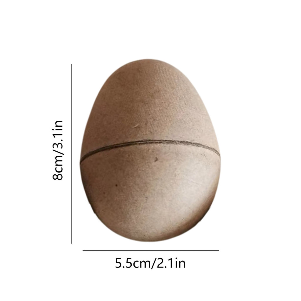 Apmemiss Clearance 10 Pack Easter Eggs DIY Paper Mache Empty Eggs Easter Decor Eggs Craft for Kids Adults Easter Party Supplies Egg Hunt Bucket Stuffers