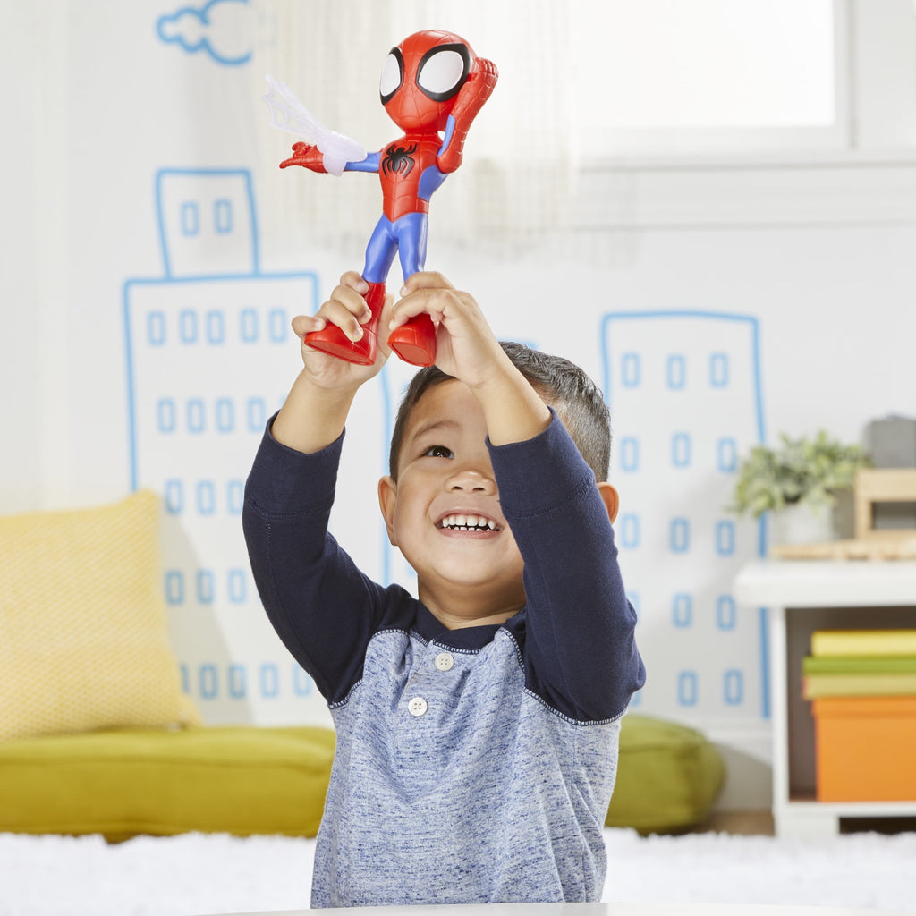 Marvel Spidey and His Amazing Friends Supersized Spidey Action Figure, Super Hero Toy