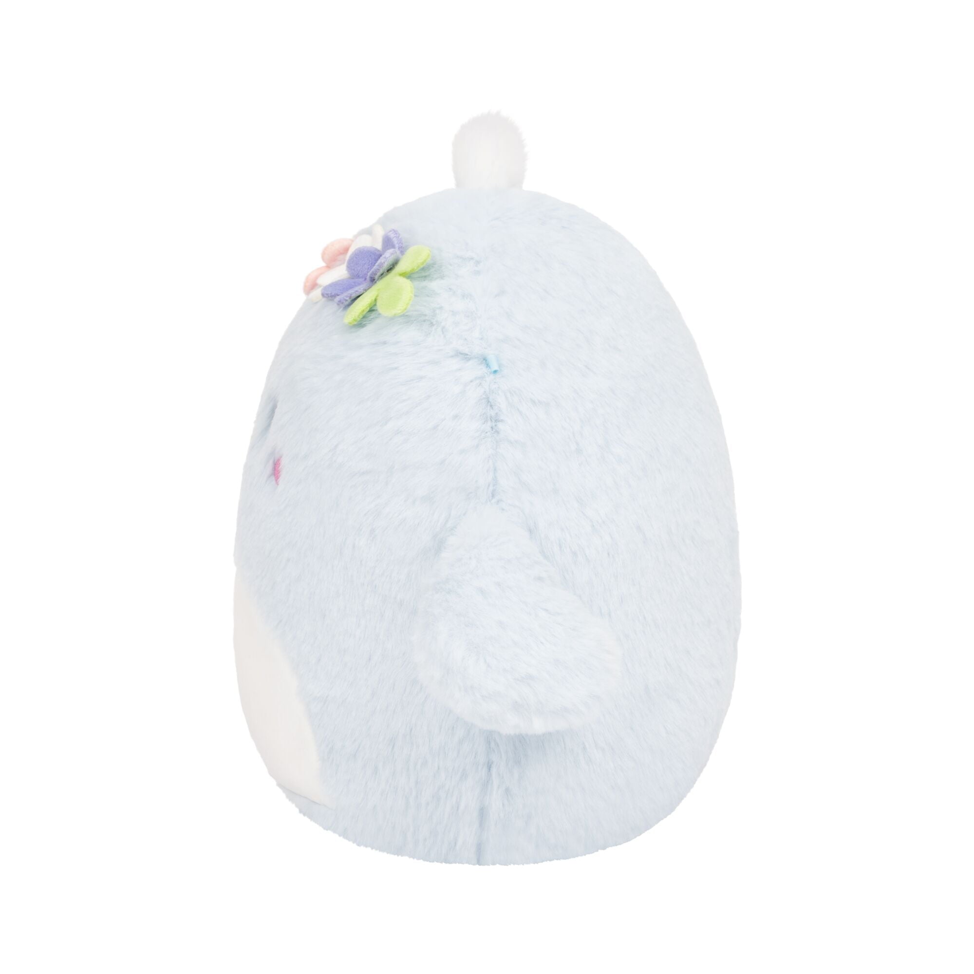 Squishmallows FuzzAMallow Official 8 inch Camden the Light Blue Chick With Flower Crown - Child's Ultra Soft Plush Toy