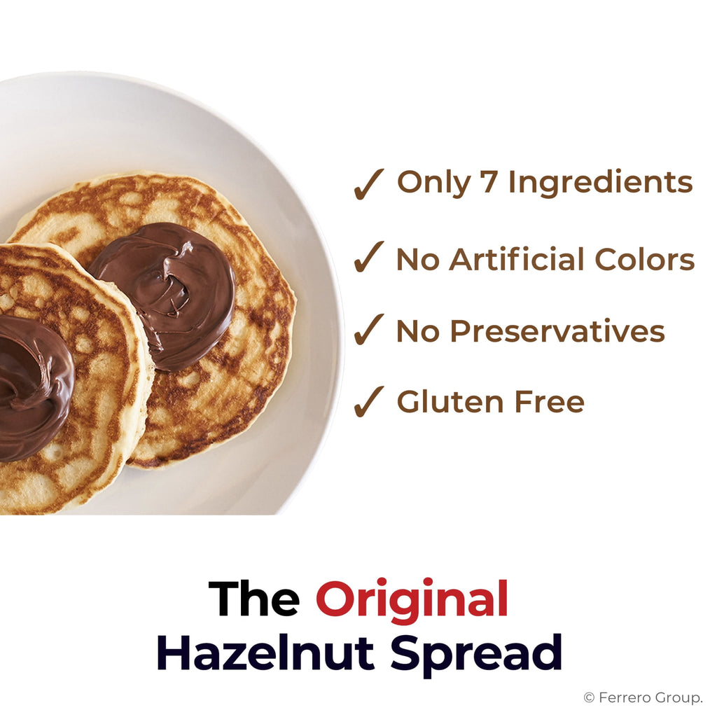 Nutella Hazelnut Spread, Perfect For Easter Baskets, Gifting and Celebrations, 1.05 oz Jar, Easter Basket Essential