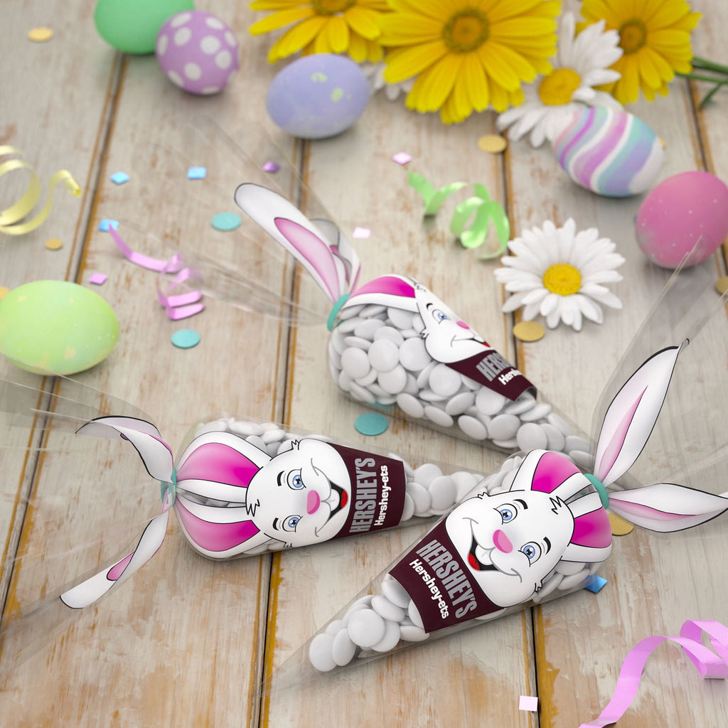 HERSHEY'S HERSHEY-ETS Candy Coated Milk Chocolate, Easter Candy Carrot Bag, 2.2 oz