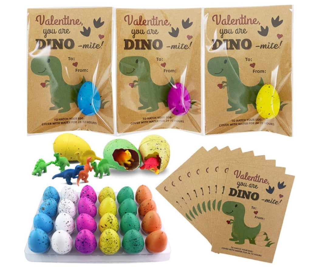 Tyidzon 10 Pcs Hatching Dinosaur Eggs, Easter Eggs Filled Toys for Kids, Dinosaur Toys Gifts for Easter Basket Stuffers, Egg Hunt Fillers and Party Favors