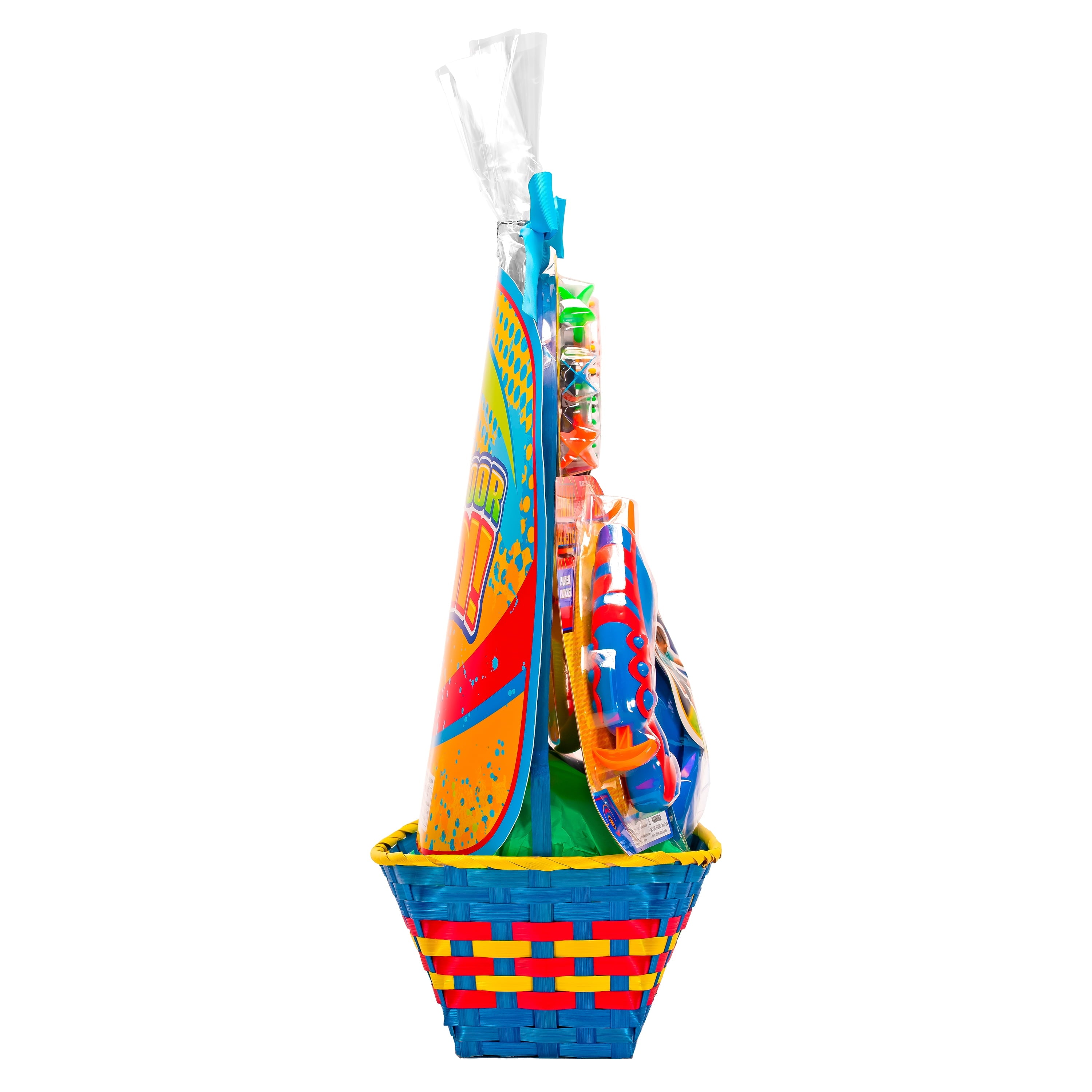 Prefilled Blue Rocket Dart Easter Basket Gift Set, by Wondertreats