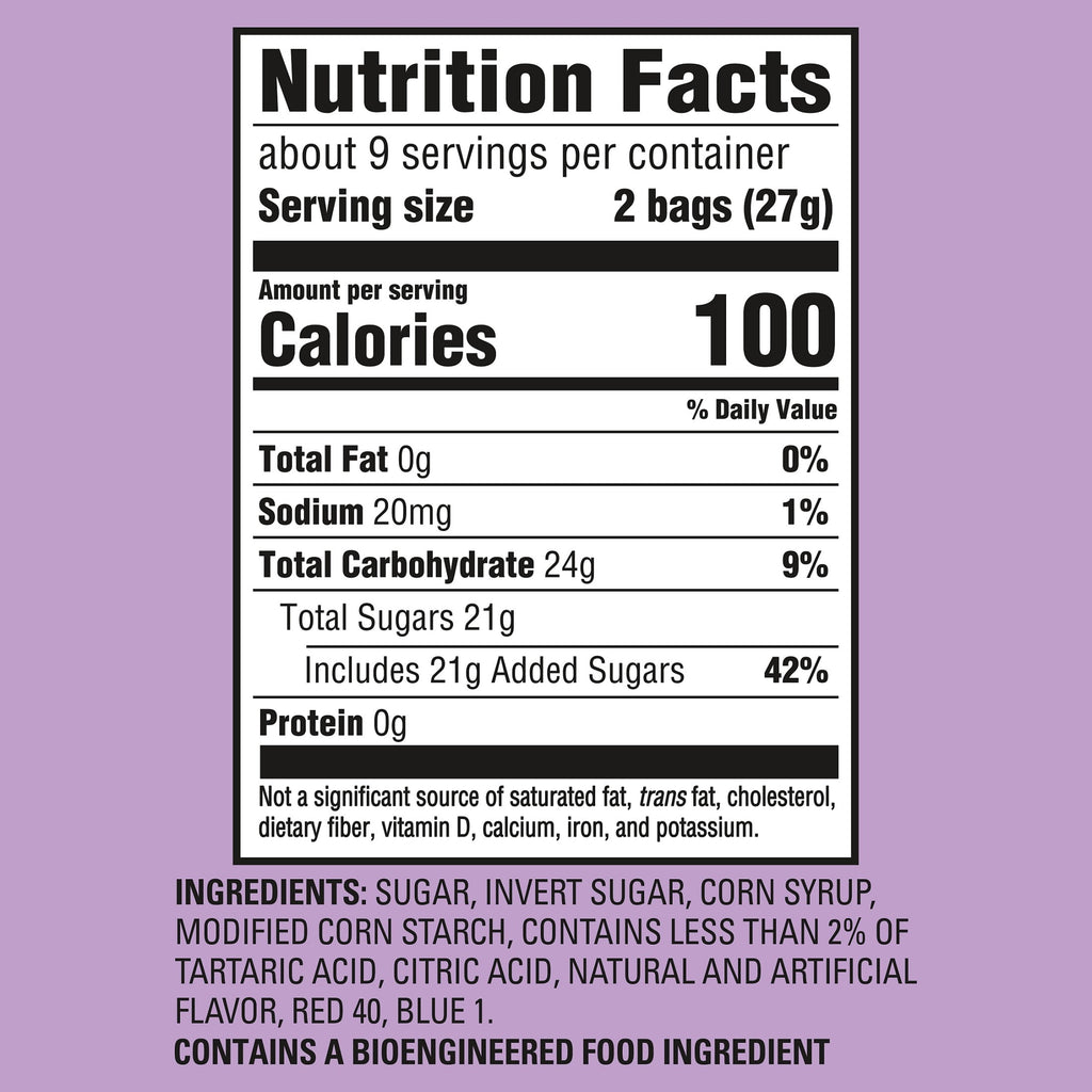 SOUR PATCH KIDS Sour Eggs Soft & Chewy Easter Candy, 18 Snack Packs