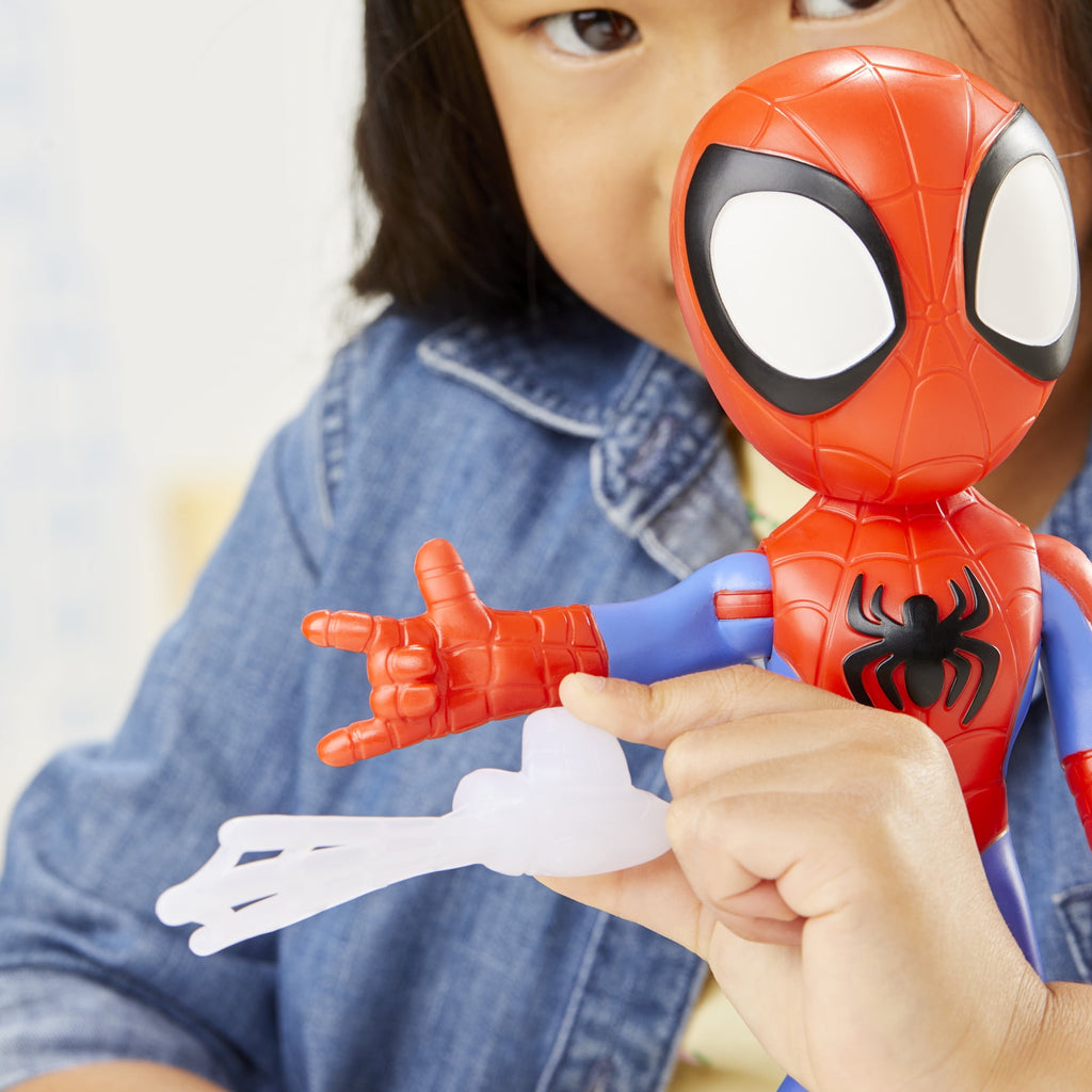 Marvel Spidey and His Amazing Friends Supersized Spidey Action Figure, Super Hero Toy
