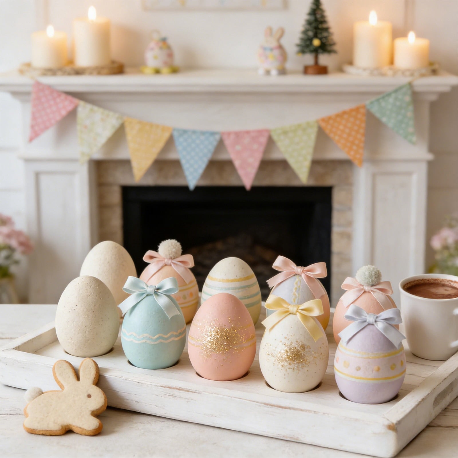 dajkiuy Wooden Fake Eggs, 3.5x5 Inch Faux Eggs for Easter DIY, Crafts and Easter Decorations, Unfinished Wood Egg for Decorating, Painting