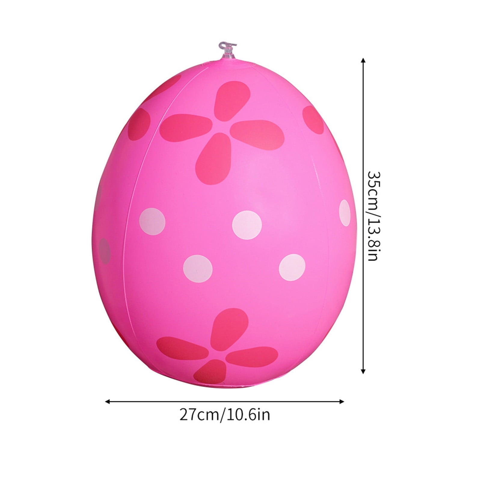 AuroraX Inflatable Easter Egg 14 Inch Durable Pvc Blow-Up Colorful Egg for Yard Lawn Garden Waterproof Outdoor Holiday Decor for Party and Pool