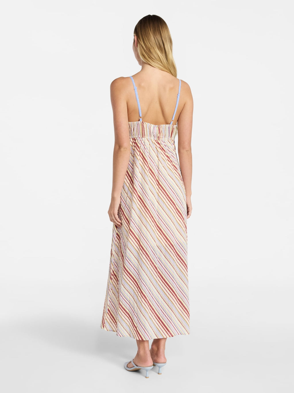 No Boundaries Striped Cami Maxi Dress, Women's XXS-XXL