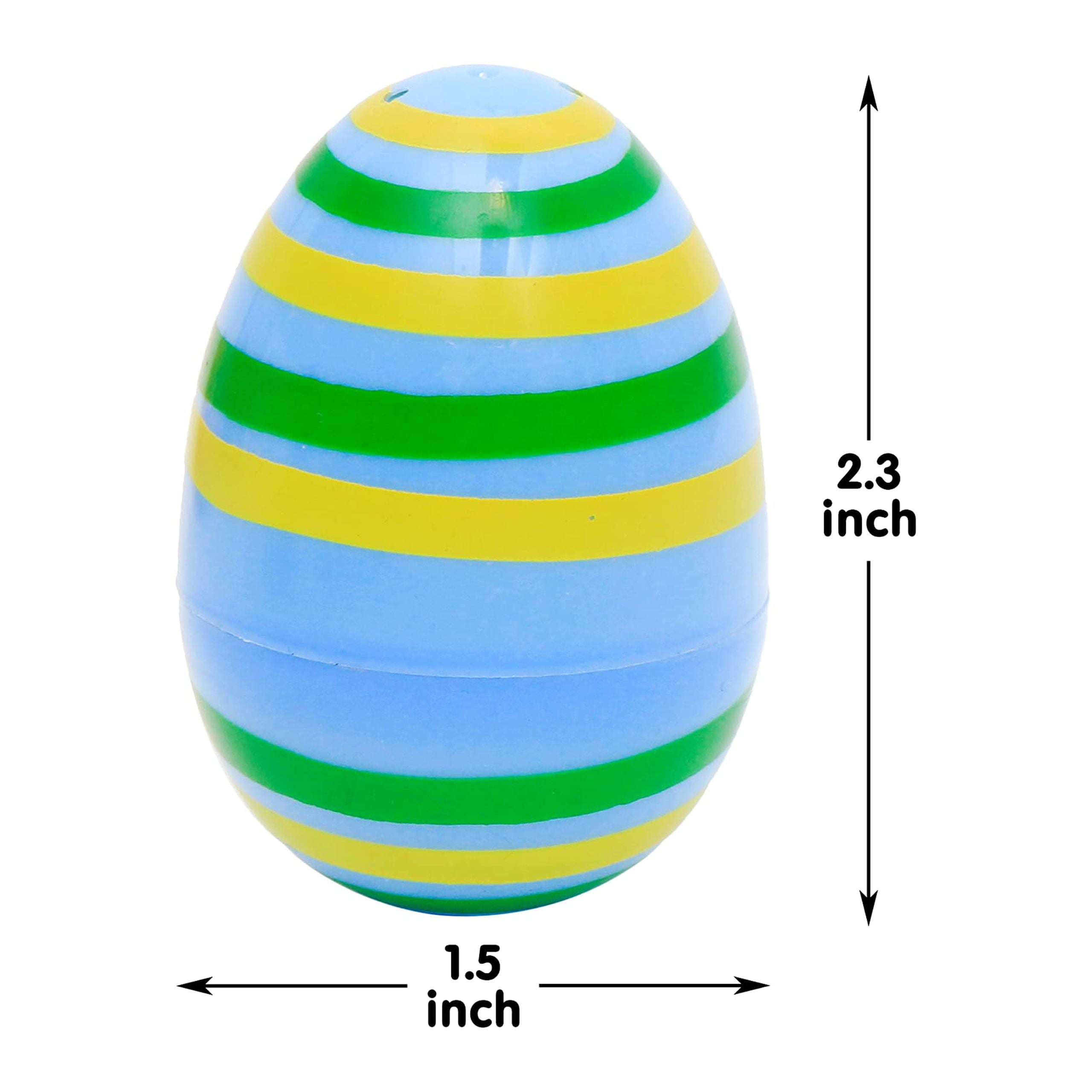 Joyfy 200 Pcs Plastic Easter Eggs Bulk, 2.3" Printed Bright Easter Eggs, Empty Fillable for Easter Hunt, Basket Stuffers Fillers, Party Favors and Decoration, Easter Goodie Bags for Kids
