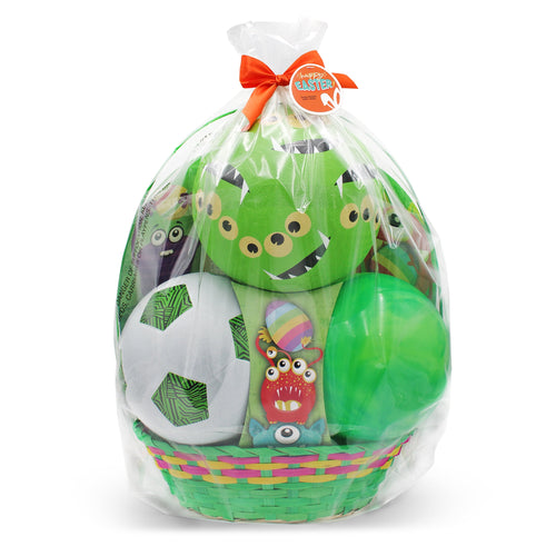 3 Ball Monster Ball Prefilled Easter Basket, by Megatoys