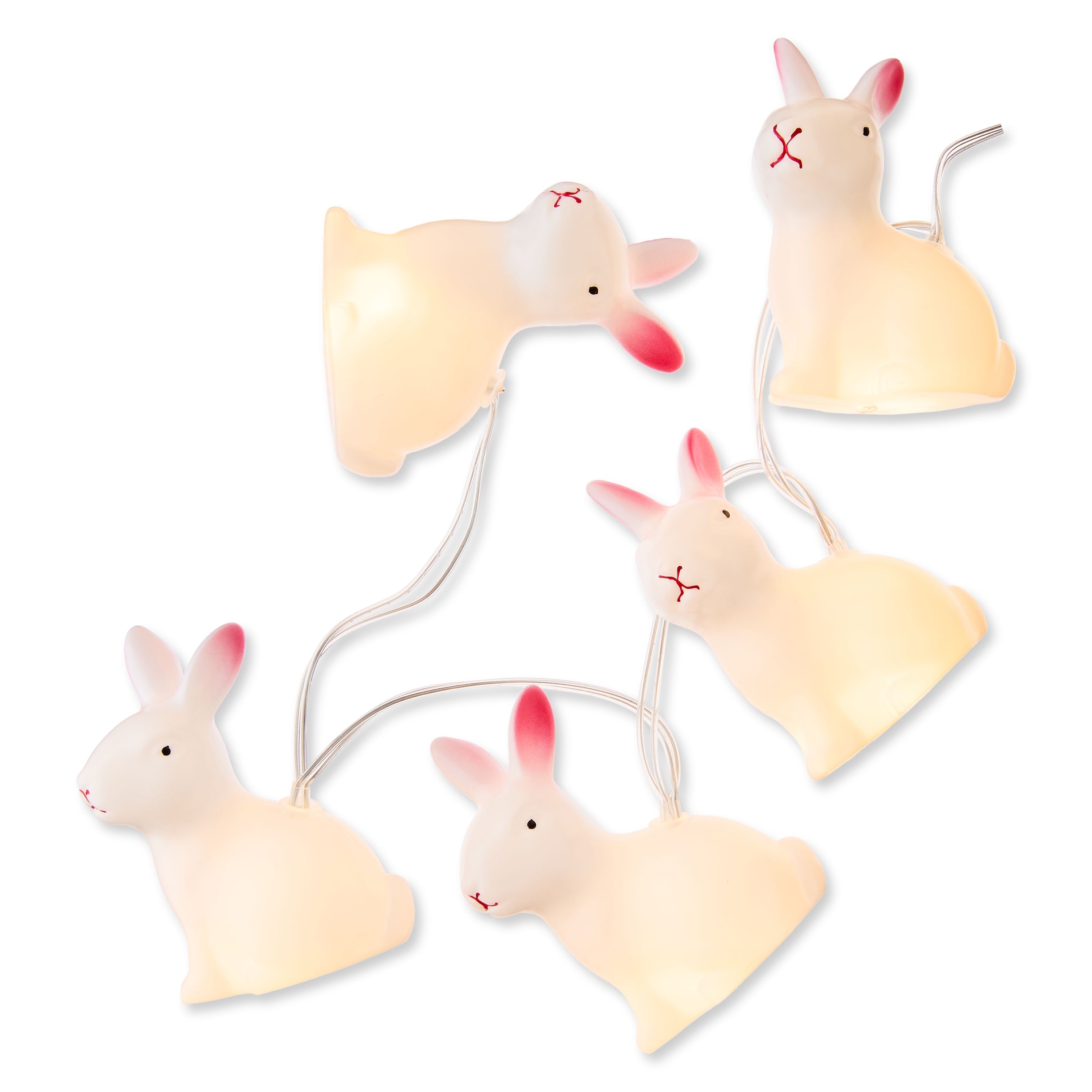 Battery-Operated Bunny Lights, 3', Easter by Way To Celebrate