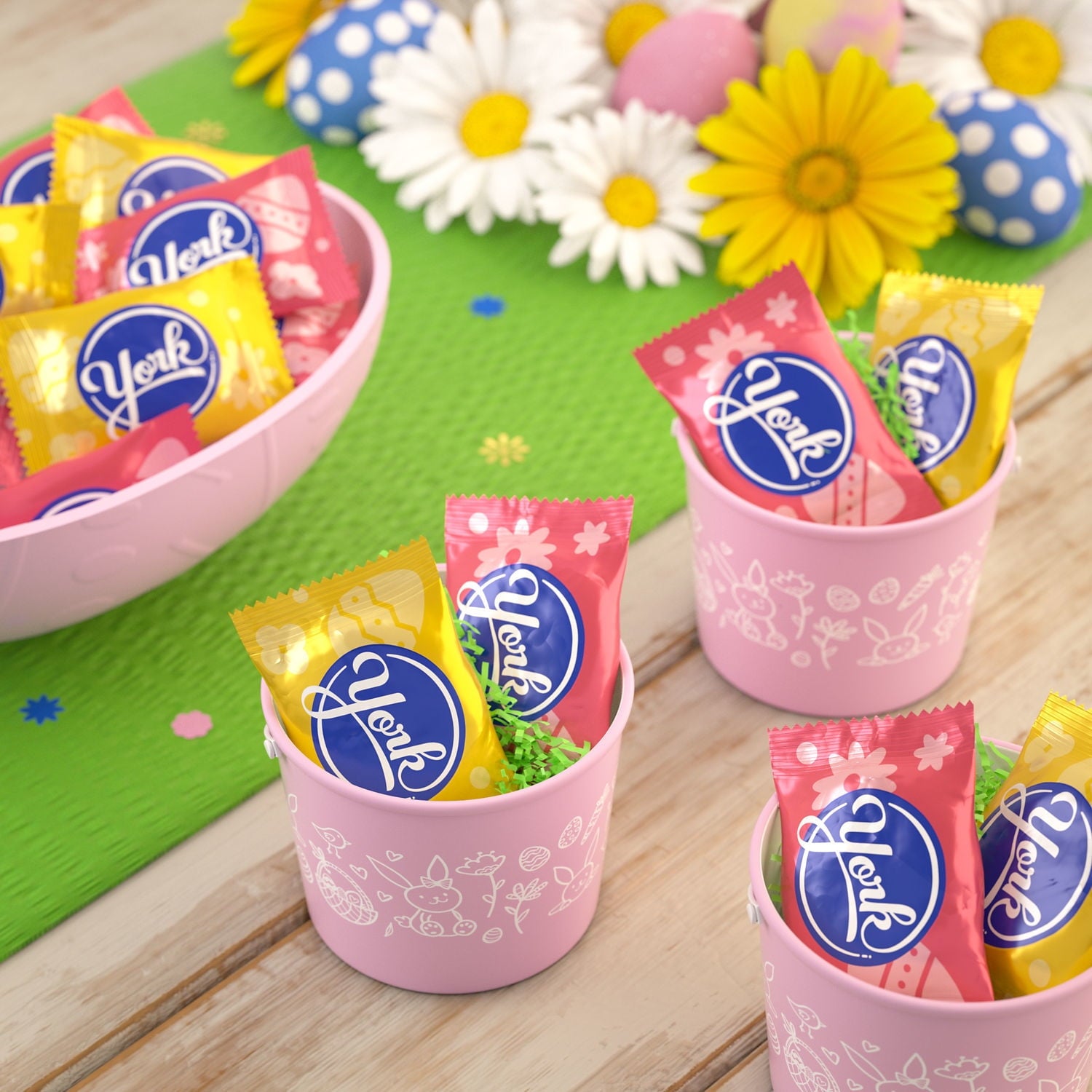 York Dark Chocolate Peppermint Patties Eggs, Easter Candy Bag, 9.6 oz