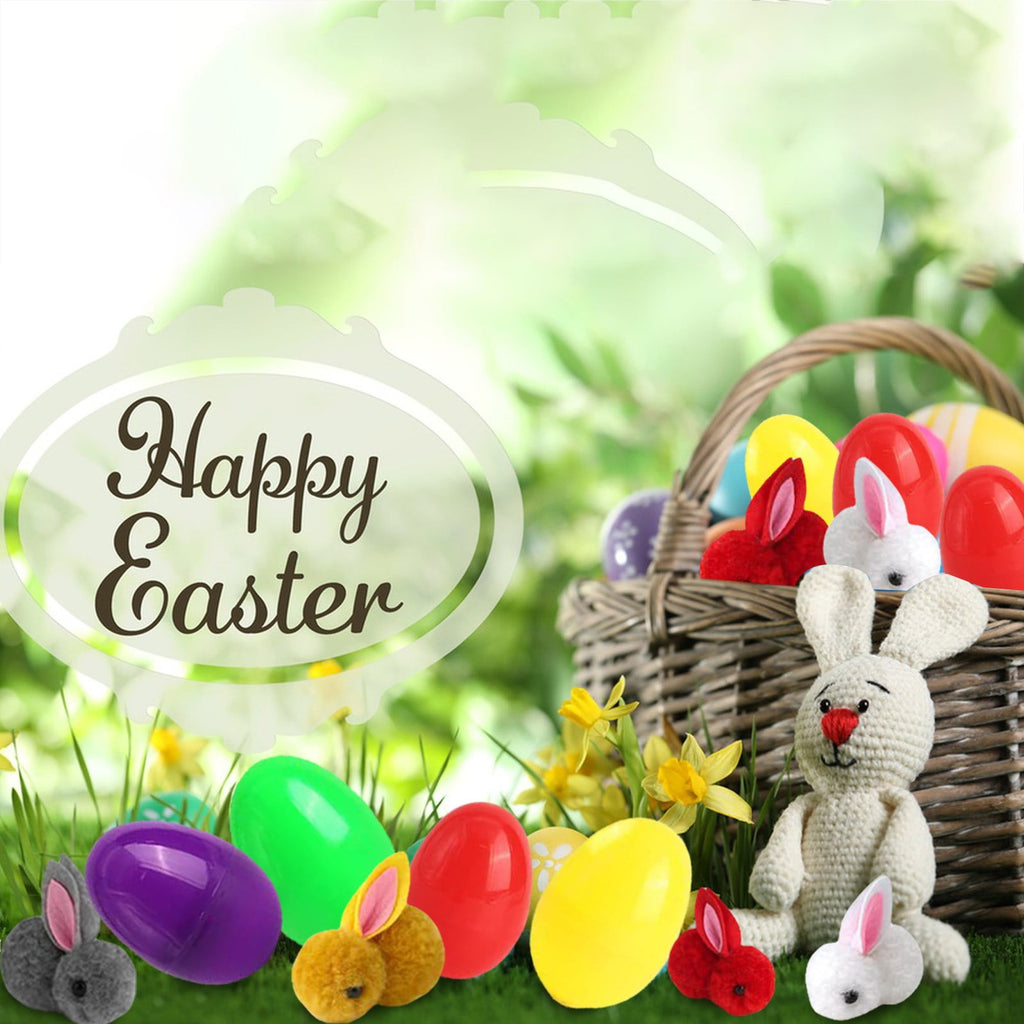 LAMDAWE 24 Pack Easter Egg Fillers PlushBunny Toys Easter BasketStuffers Mini ColorfulBunny Easter EggHunting ClassroomPrize Supplies BasketStuffers Easter PartyFavors