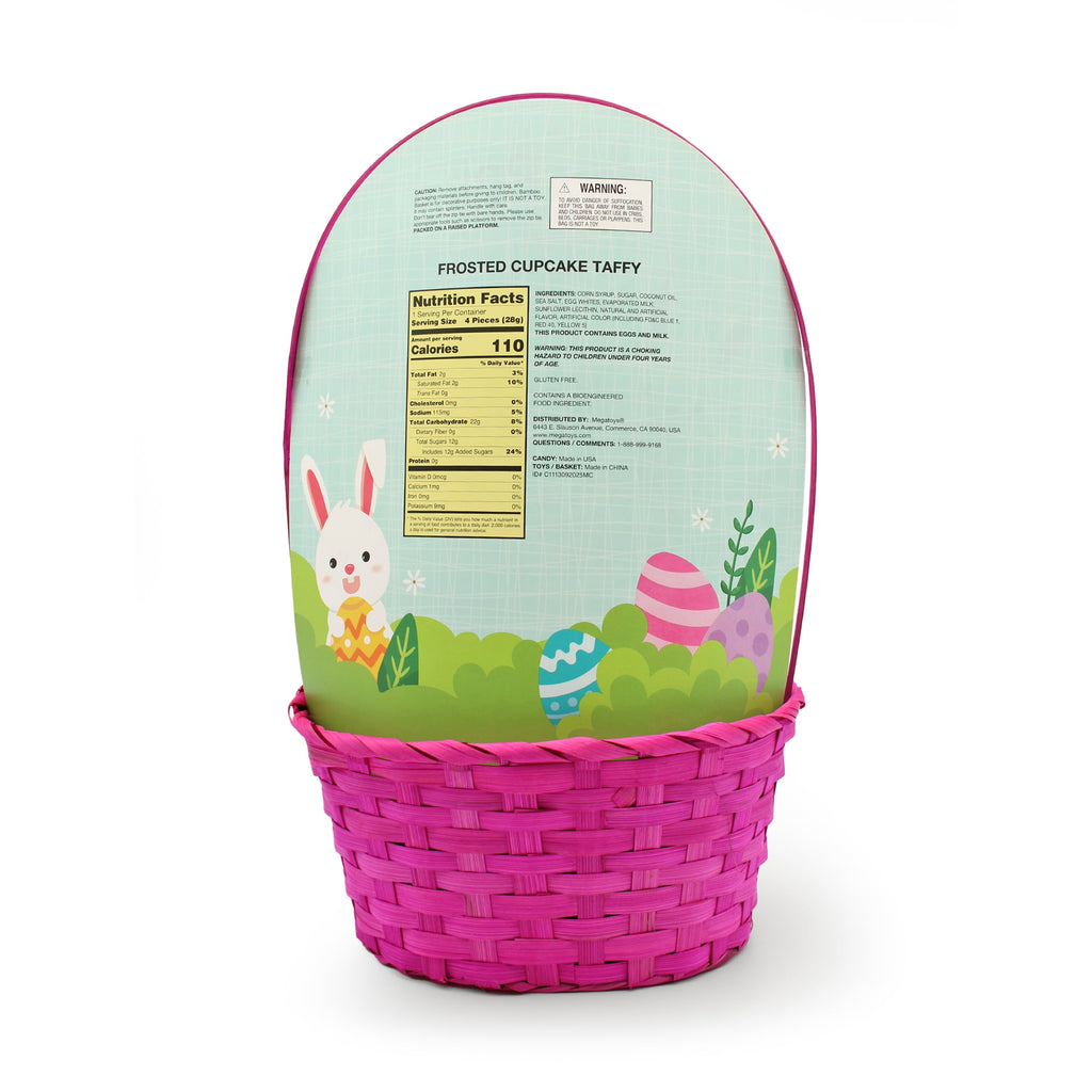 Unicorn Plush Prefilled Easter Basket, by Megatoys