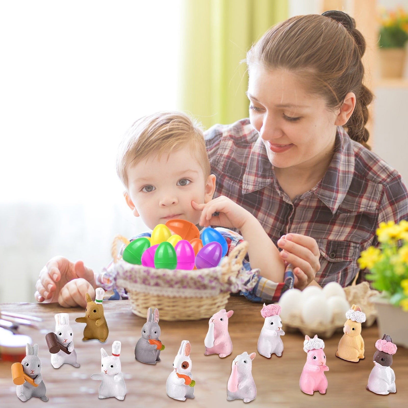 Easter Bunny Surprise Easter 12/14 Piece Set Children Gift Easter Basket Easter Set