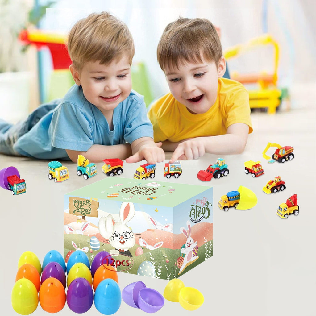 MeetYTOYS 24 Pack Prefilled Easter Eggs -Christmas Gifts Toy Filled Bulk Plastic Eggs for Kids, Bulk Prefilled Easter Eggs Toys