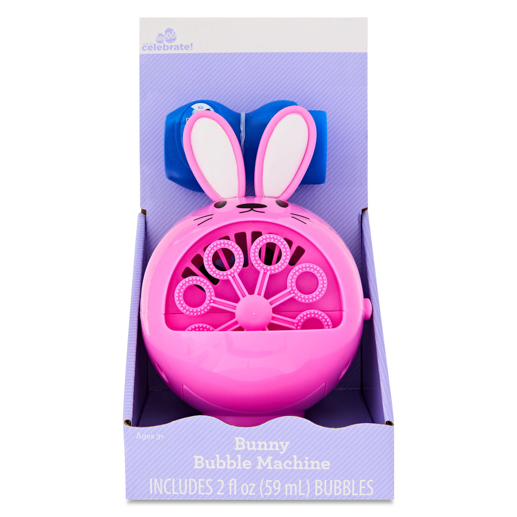 Bunny Bubble Machine, Pink, 5.5", Easter by Way To Celebrate