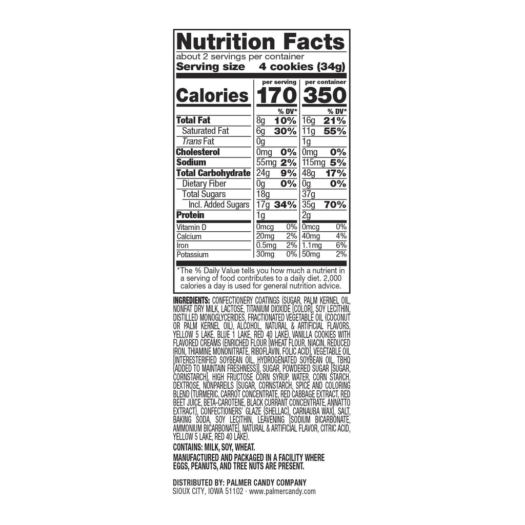 Palmer Candy Easter Enrobed Cookies, 2.5 oz (70g)