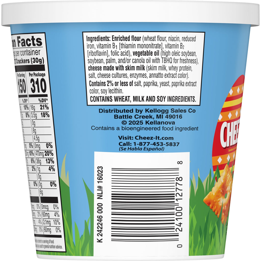 Cheez-It Original Baked Snack Crackers, Easter Snacks, 2.2 oz