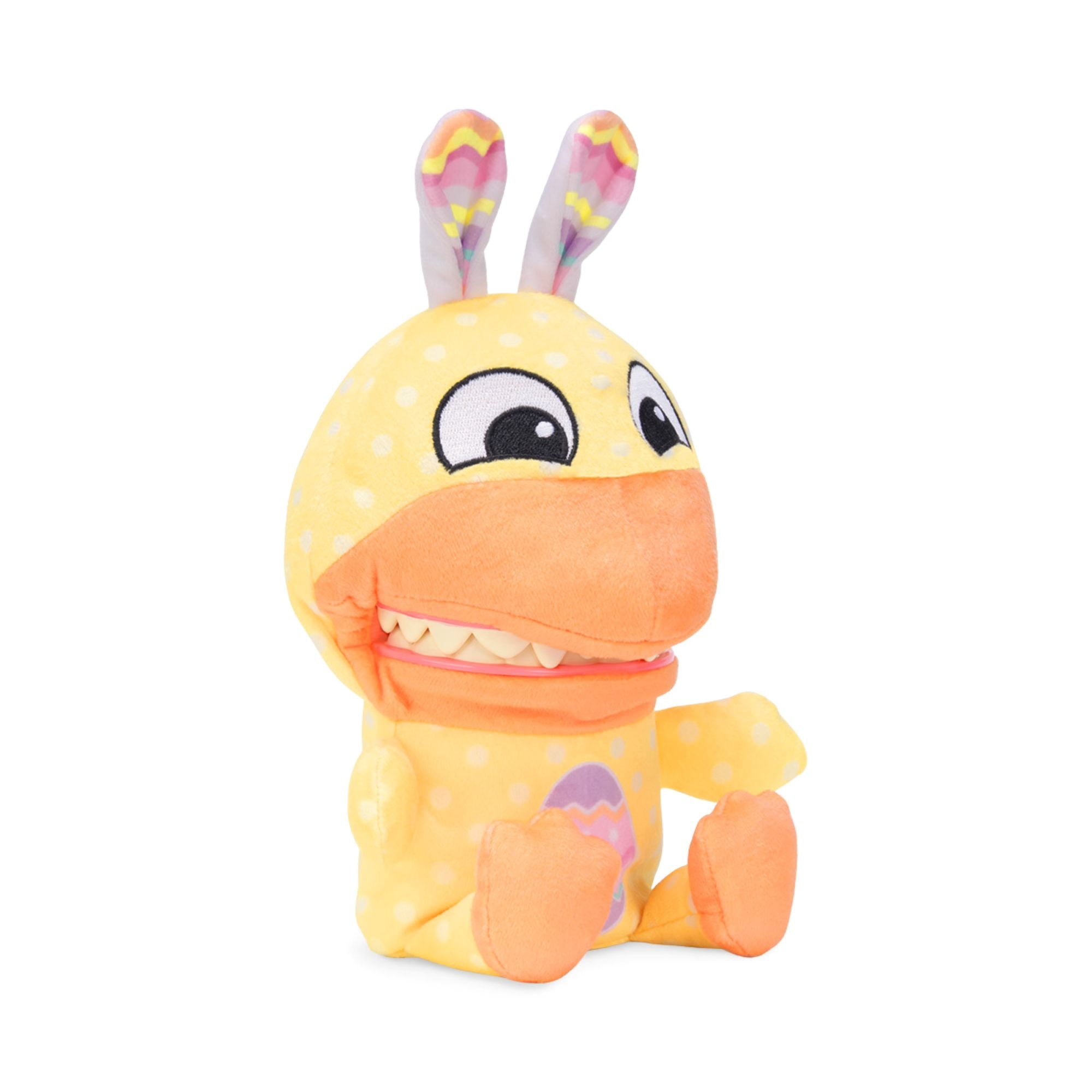 Chatter Chompers Easter Duck Plush 6.5", Interactive Collectible Toy, Funny Sound Effects, Ages 3+