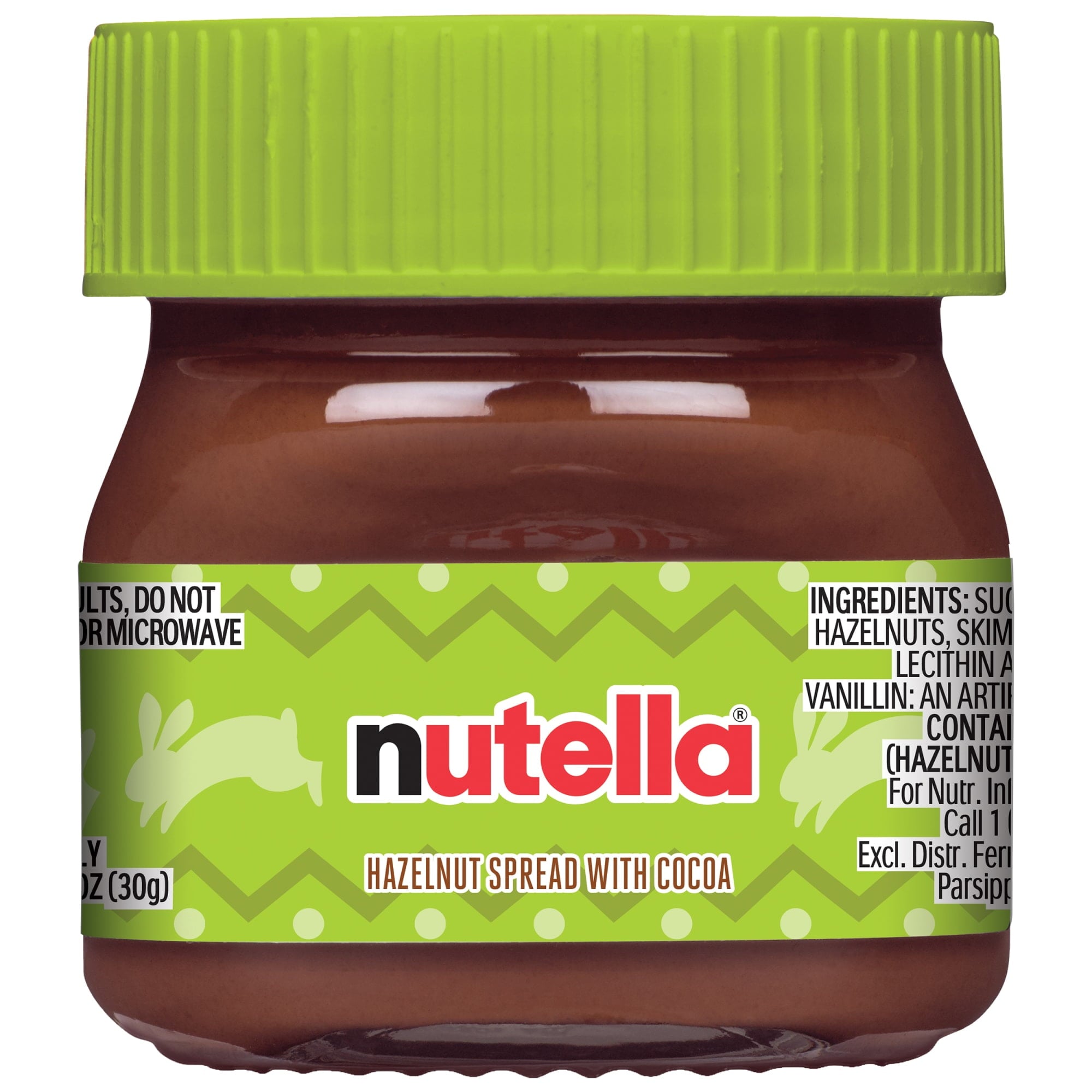 Nutella Hazelnut Spread, Perfect For Easter Baskets, Gifting and Celebrations, 1.05 oz Jar, Easter Basket Essential