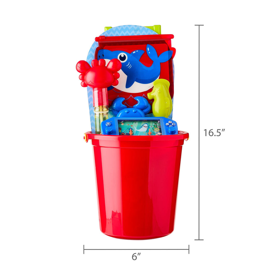 Easter Pre-Filled Boys Beach Pail Easter Basket, Brand By Vendor Labeling