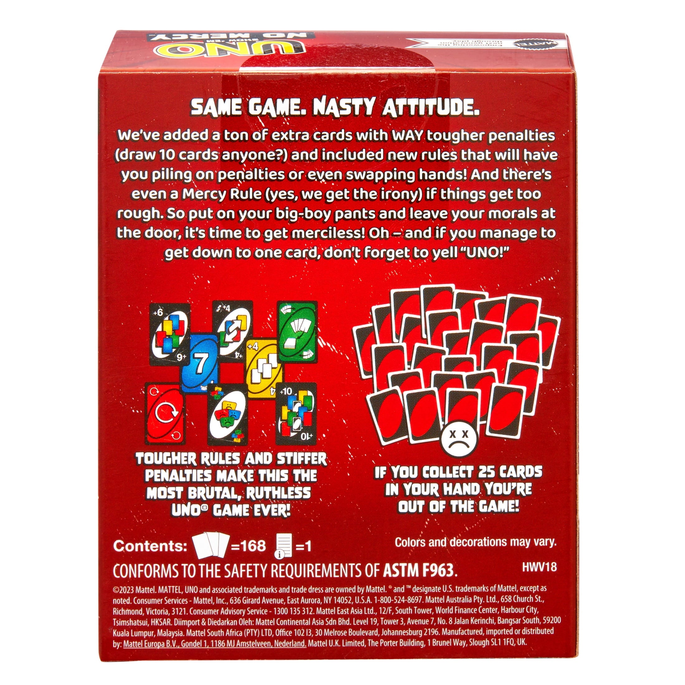 UNO Show ‘em No Mercy Card Game for Kids, Adults & Family Night, Parties and Travel