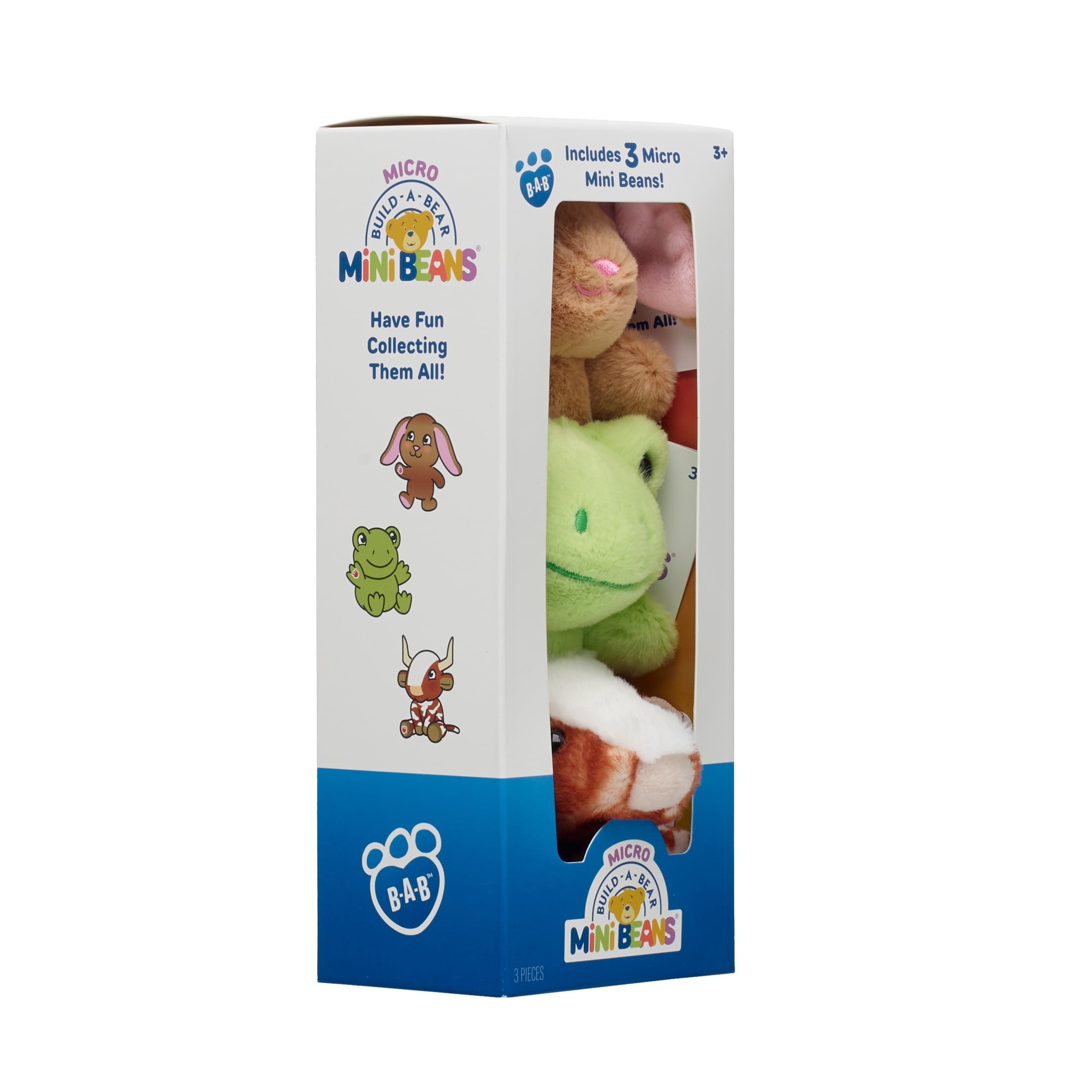 Build-A-Bear Micro Mini Beans® Plush 3 Pack