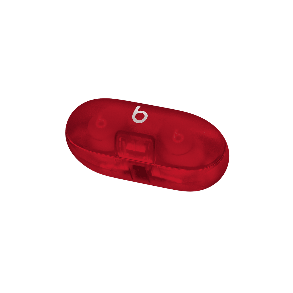 Beats Solo Buds - True Wireless Earbuds - Transparent Red